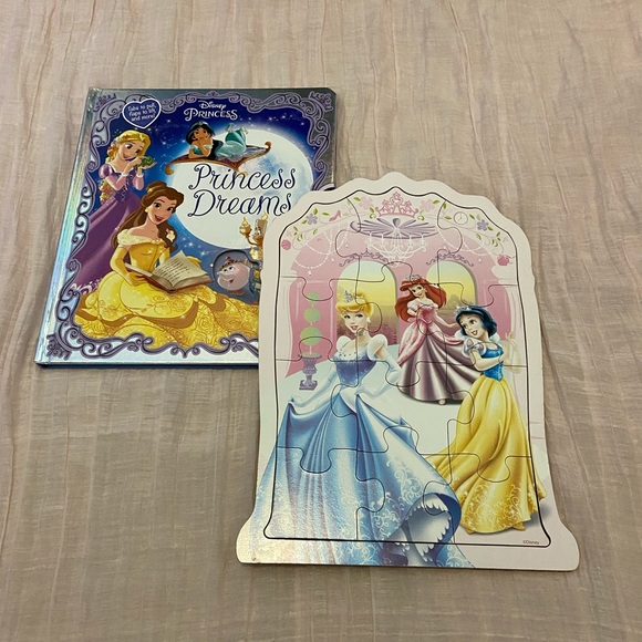 Disney Princess Book and Puzzle
